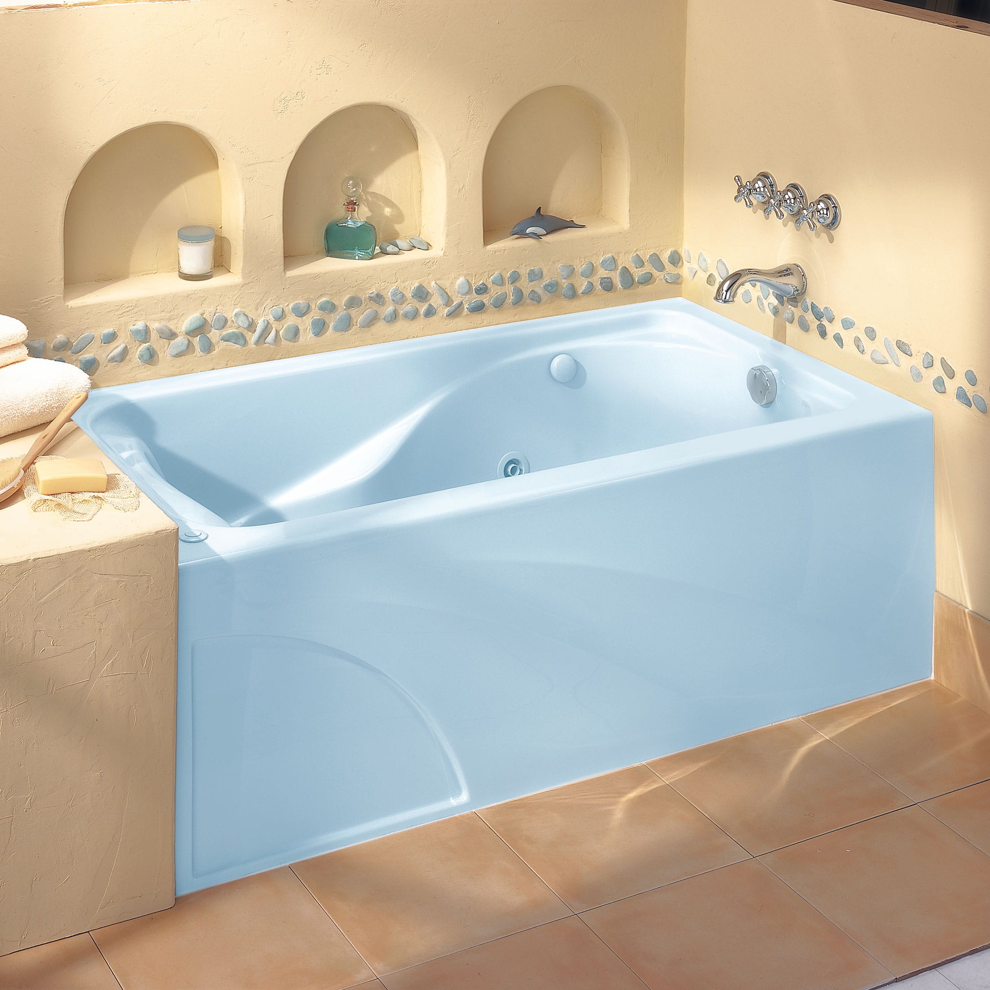 Cadet® 60 x 32-Inch Integral Apron Bathtub Right-Hand Outlet